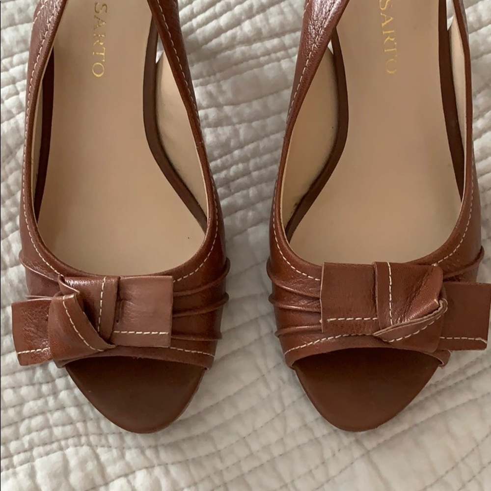 Franco Sarto Brown heels